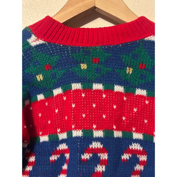 Vintage Kids size 6X New Moves Christmas/Holiday Sweater unisex - Picture 9 of 10